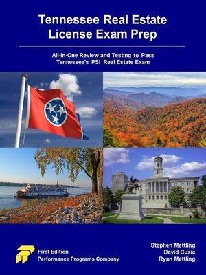 cover image of Tennessee Real Estate License Exam Prep